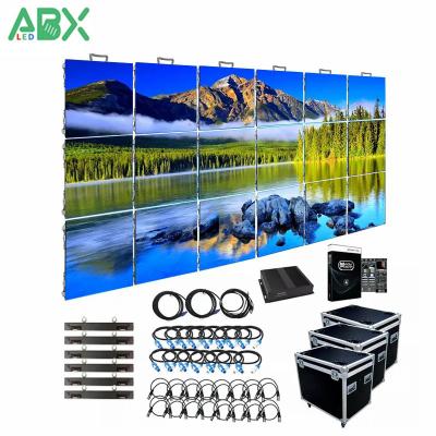 China Indoor Hot Selling P2.6 P2.9 P3.91 P4.81 Portable Led Display Wedding Indoor Seamless Splicing Large Led Video Wall for sale