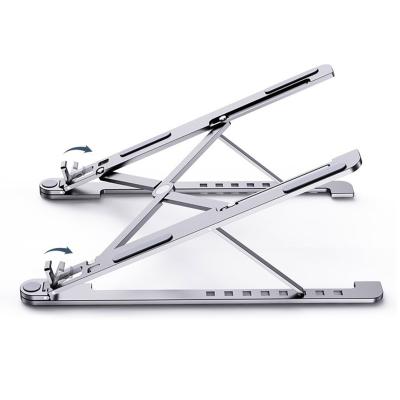 China Adjustable Laptop Stand (Height), Suit For B2c Amazone Lazada Ergonomic Aluminum Notebook Stand Detachable Desktop Laptop Stand For 10-15.6" laptop for sale