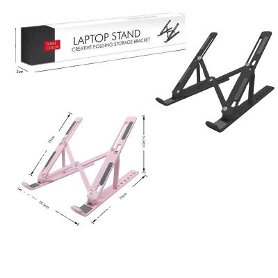 China Modern Desktop DJ Wood Aluminum Vertical Laptop Stand Acrylic Adjustable Foldable Portable Adjustable Laptop Stand with Fan for sale