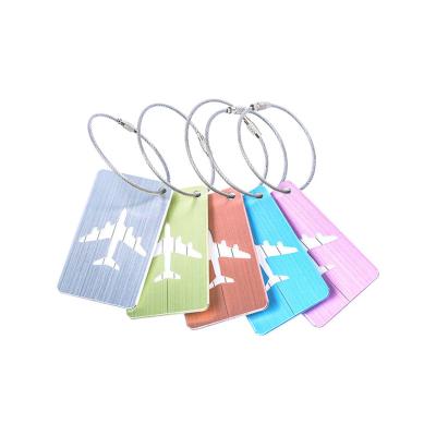 China High Quality Customized Machinery Fashion Alloy Luggage Tag Metal Travel Luggage Tag For Wholesale for sale