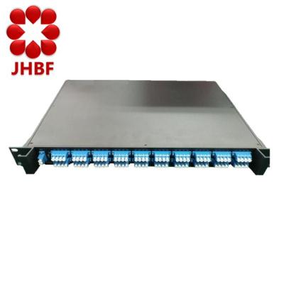 China Aawg DWDM Low Fiber Interconnect Data Center Dual Insertion Loss 32 Channel UIT Rack 1U and Demux Multiplexer for sale