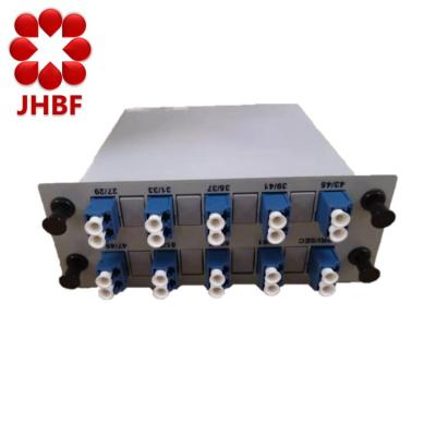 China OEM 4ch/6ch/8ch/12ch/16ch/18ch 1271nm~1611nm LGX CWDM mux/demux DCI (Data Center Interconnect) Fiber Optic Multiplexer for sale