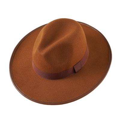 China Character felt hat hats women wholesale 2022 new designer wide brim wool felt hat hat for men and women for sale