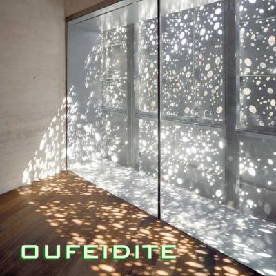 China Environmentally Friendly OFDT Perforated Metal Panel Aluminum Decorative Wall Cladding Mesh Sheet for sale