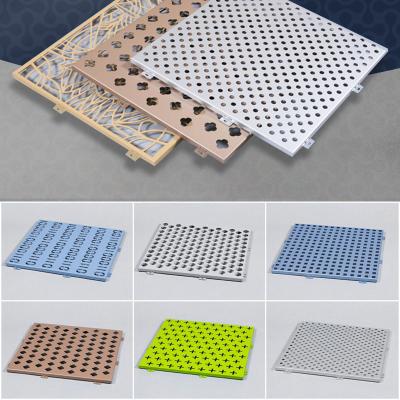 China OFDT Environment Friendly Facade Wall Exterior Aluminum Laser Cut Metal Exterior Cladding for sale