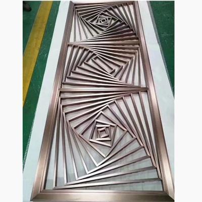 China Environmental Friendly Decorative Aluminum Curtain Wall Laser Cut OFDT Cut Out Mashrabiya Pegboard for sale