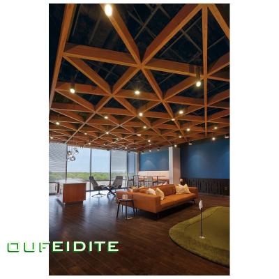 China Artistic Ceilings OFDT 60 x 60cm Aluminum Spotlight Curtain Ceiling Cast Aluminum Panel Ceiling Design for sale