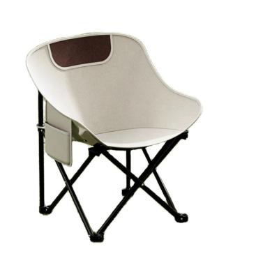 China Sustainable outdoor leisure fishing Art student sketching Portable Folding Moon Chair for sale