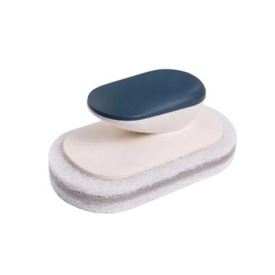 China Sustainable Decontamination Scouring pad stove kiechen bathroom floor   Sponge scouring pad cleaning brush for sale