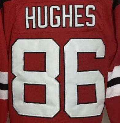 China Shirts & Jack Hughes Best Quality Stitched National Hockey Jersey Tops New Jersey for sale