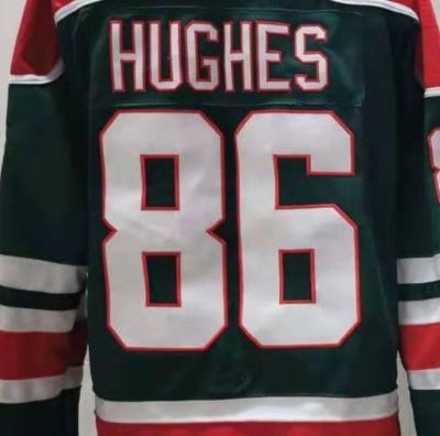 China Shirts & New Jersey Jack Hughes Green Tops 2020/21 Special Edition Stitched National Hockey Jersey for sale