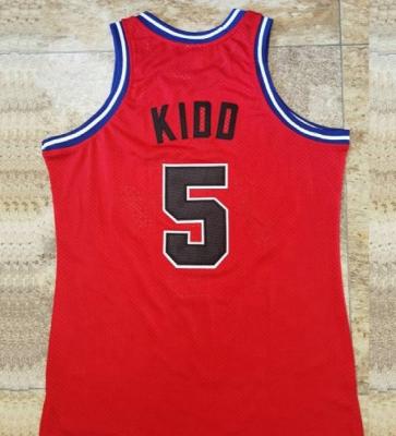 China Shirts & Complete Jason Kidd Red Stitched Basketball New Jersey Tank Top for sale