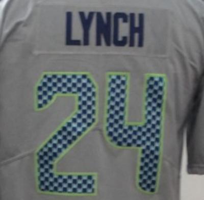 China Marshawn Lynch Gray Best Quality Embroidered American Football Antibacterial Tank Top for sale