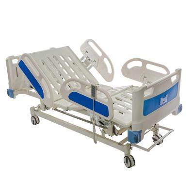 China Factory direct triple function electric patient medical bed metal and board medical flat bed for sale