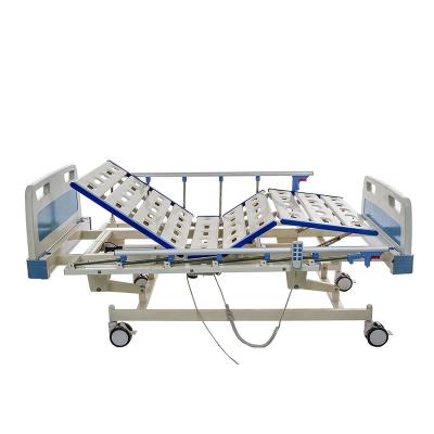 China Factory Delivery Triple Function Electric Metal Medical Bed With Medical Bed Cushions And Roll for sale