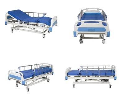 China Factory direct electronic metal hospital bed with chest of drawers and cpr bed for sale