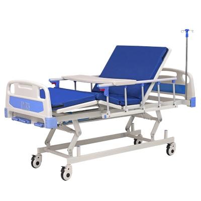 China 2 Functions Hot Sale Manual 3 Function Manual Hospital Bed For Patient for sale