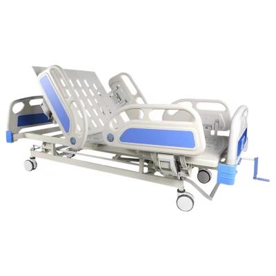 China Metal Manual Three Functions Hospital Nursing Medical Bed Hot Sales for sale