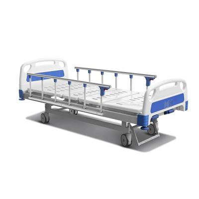 China 2 Function Factory Direct Sale Two Functions Hospital Bed Hot Sales Medical Manual Medical Bed Price for sale