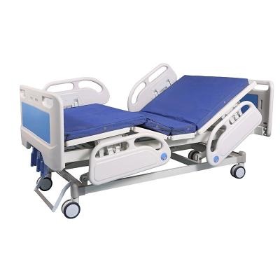 China Metal Factory Supply 3 Crank Medical Bed Examination Bed Medical Nursing Use Hot Sales for sale