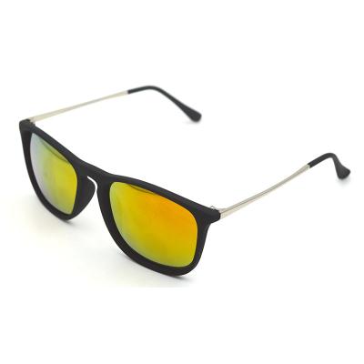 China New fashion sunglasses fashion PC frame metal temple sunglasses uv400 sunglasses men for sale