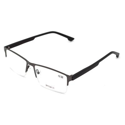 China Mwiay thin reading glasses 3.00 wholesale fashion metal frame tr90 temple reading glasses for sale