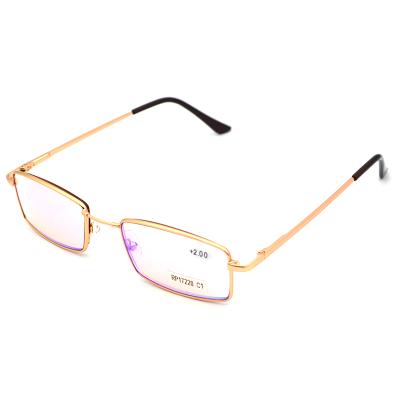 China Low thin Miway price of metal cooper frame reading glasses&insight reading glasses for sale