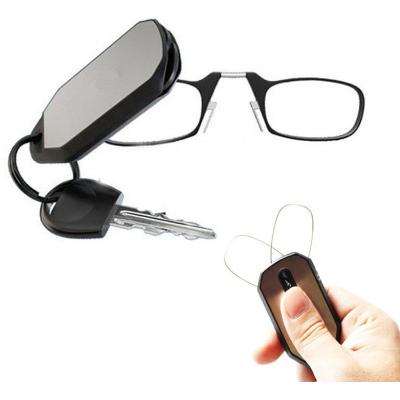 China Pocket Slim Keychain Convenient Folding Carrying Compact Presbyopic Reading Glasses for sale