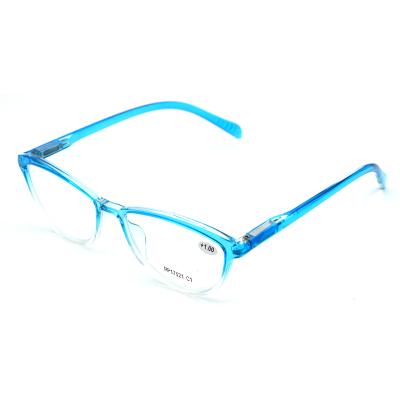 China Wholesale Price Frame Fashion Design Thin Clear PC Reading Glasses Woman And Man for sale