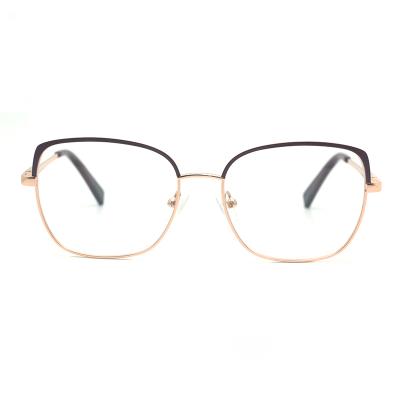 China For Reading Glasses 2021 Classic Style Metal Design Muti-colors Eyeglasses Optical Glass Ware Adults Ready Glasses for sale