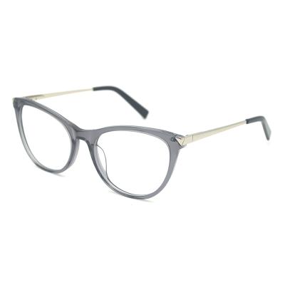 China For Reading Glasses 2021 Fashion Unique Acetate Frame China Supplier Cat Eye Women Optical Glasses Design Optical Frames for sale