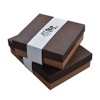 China Recyclable Custom Luxury Cake Chocolate Cookies Packaging Gift Boxes With Logo for sale