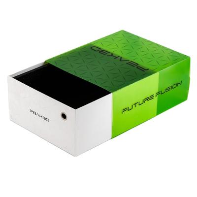 China Recyclable Customize Logo Shoe Box Packaging With Drawer Box for sale