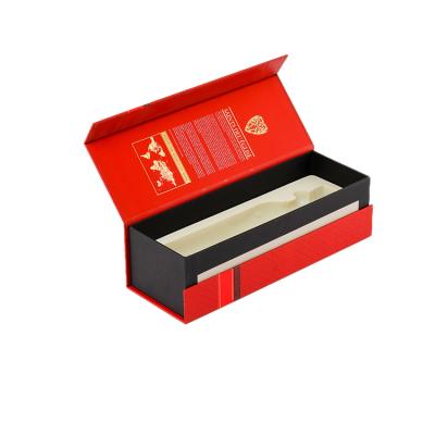 China Wholesale High Quality Luxury Wine Box Custom 1 Bottle Gift Wine Packaging Paper Cardboard Box Recyclable for sale