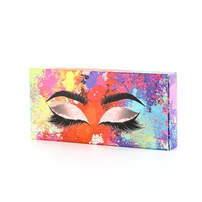 China Recyclable Luxury Empty Custom Eyelash Packaging Box Private Label False Eyelash Cosmetic Packaging Box for sale