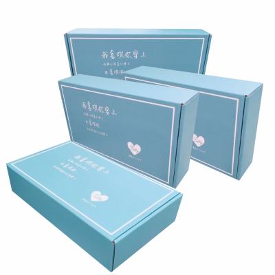 China Recyclable Custom Size Custom Colored Fold Out Shipping Carton Packing Box for sale