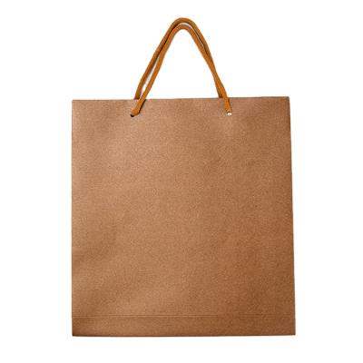 China Factory Outlet Outlet Carrier Eco-Friendly Recyclable White Black Kraft Paper Luxury Paper Shopping Bag With Logo for sale