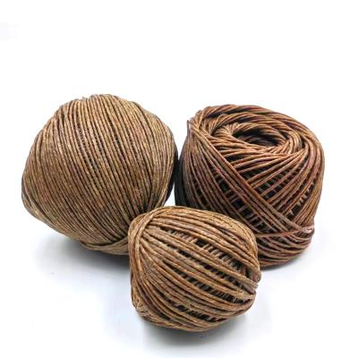 Chine Artisanat de bricolage écologique Rope à cordes de jute de 2 mm durable à 100% chanvre et cire d'abeille à vendre