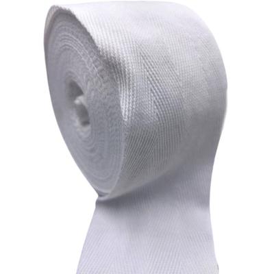 Κίνα 10mm Herringbone White Webbing Strap Woven Polyester Webbing για εφαρμογές ιστών προς πώληση