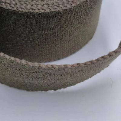 China Support 7 Days Sample Order Lead Time Beaded Plain Cotton Webbing Belts for Straps for sale