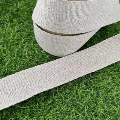 China Hemp Weaving Straps Sustainable Advantage with Herringbone Pattern and Eco-friendly Fabric for sale