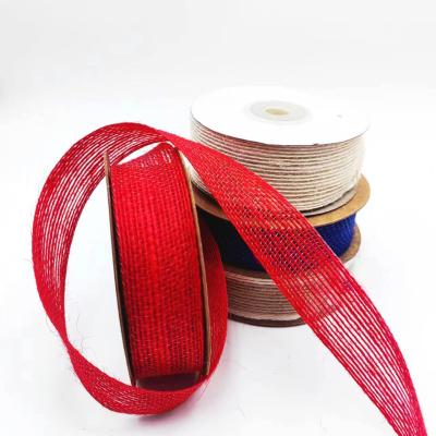 China Jute Webbing Cake Gift Packing Ribbon Bow with 7 Days Sample Order Lead Time Support for sale