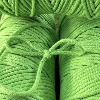 Chine Cords Direct 30 ans d'expérience en coton vert corde tressée pour vêtements et accessoires à vendre