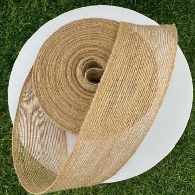 Chine Ligne de pêche en jute Ruban tissé pour vêtements Chaussures Chapeaux Accessoires Couleurs personnalisées à vendre