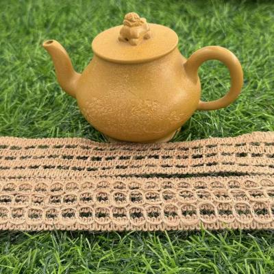 China Choose Sustainability Natural Jute Lace Woven Ribbon for Eco-Friendly Furniture Decor for sale