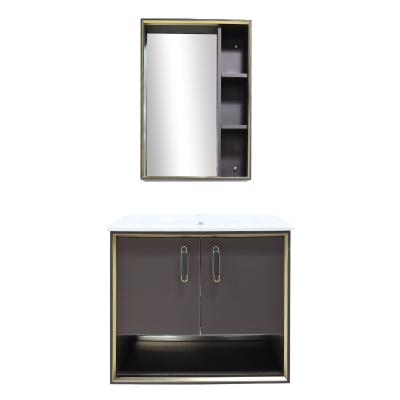 China Modern Simple Face Cabinet Washing Court Cabinet Bathroom Stainless Steel Mirror Cabinet for sale