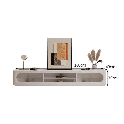 China (Size) modern simple living room adjustable solid wood TV cabinet TV counter for sale