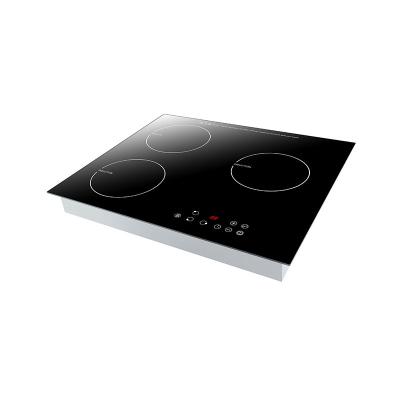 China Outdoor China Manufacturers Easy Choice Low Voltage Built-in 3 Burner Induction Cooker Top Plate for sale