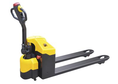 China Horizontal Driving Wheel Motorised Pallet Jack , Balanced Semi Electric Pallet Jack for sale