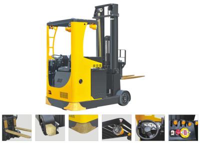 Κίνα Ηλεκτρικό Forklift φορτηγών προσιτότητας τύπων καθισμάτων, στενό φορτηγό 6.2m προσιτότητας διαδρόμων ύψος ανύψωσης προς πώληση